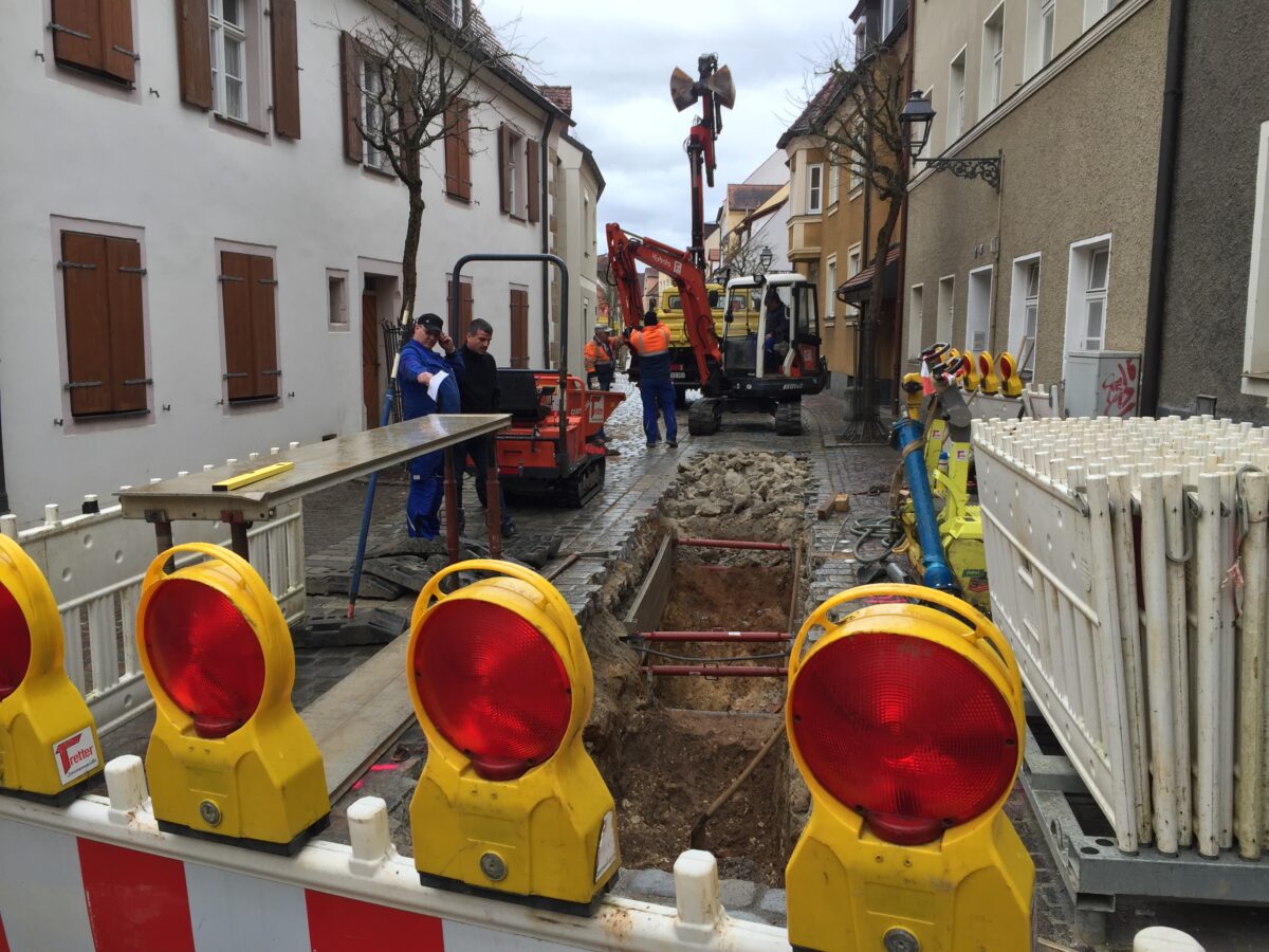 Wassersperrung in Amberg am 3. Februar