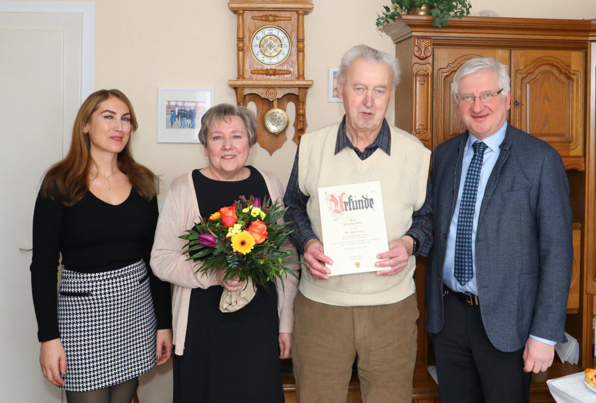 Willi Müller feiert 80. Geburtstag in Erbendorf