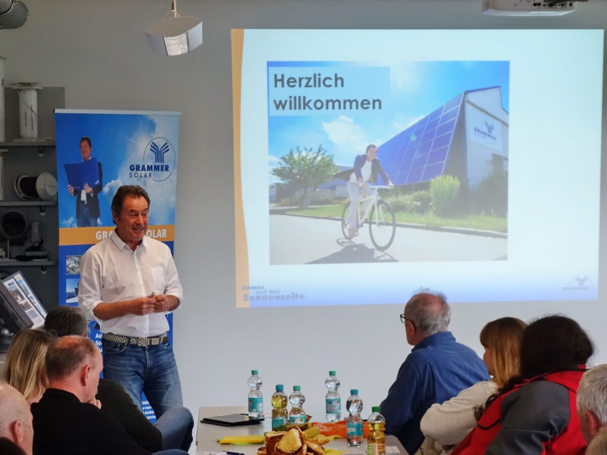 Vortrag: "Eine eigene PV-Anlage: der beste Weg zu mehr Unabhängigkeit!"