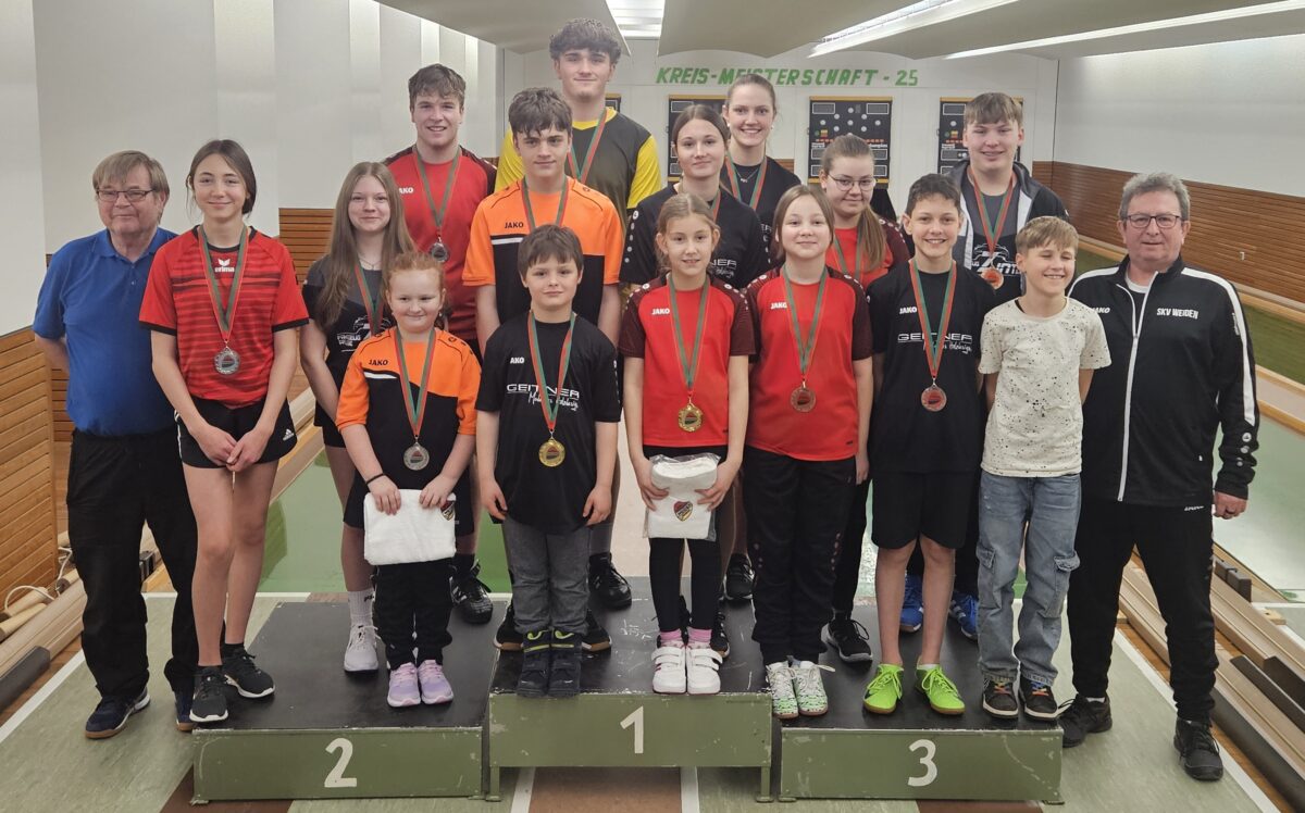 Medaillen für Jugend bei Kreismeisterschaft