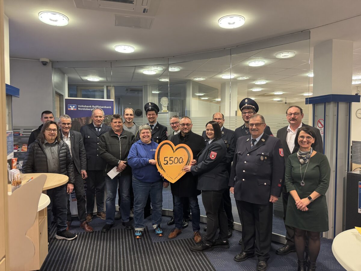 5.500 Euro Spende unterstützt Waidhauser Vereine