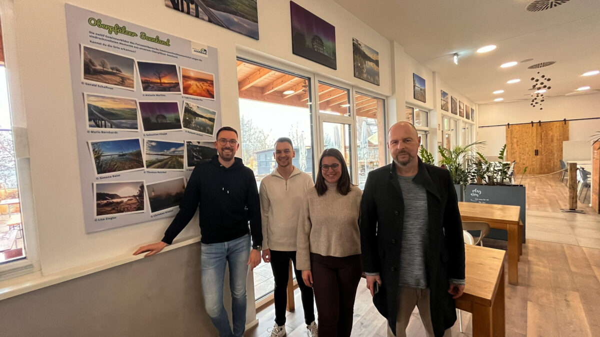 Seenland-Fotos sind jetzt in der Kugelwirtschaft ausgestellt