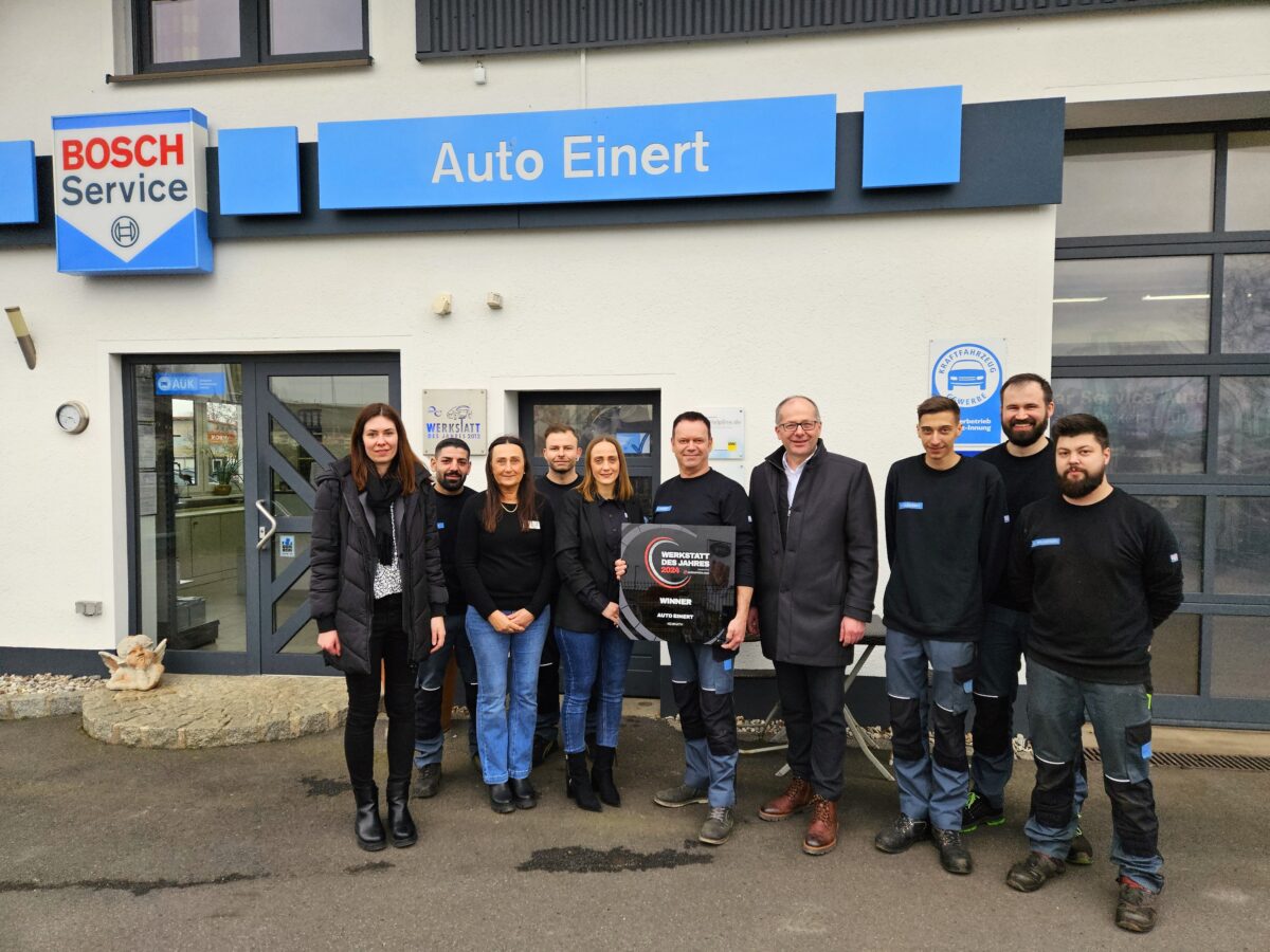 Auto Einert in Kemnath erneut zur Werkstatt des Jahres gekürt