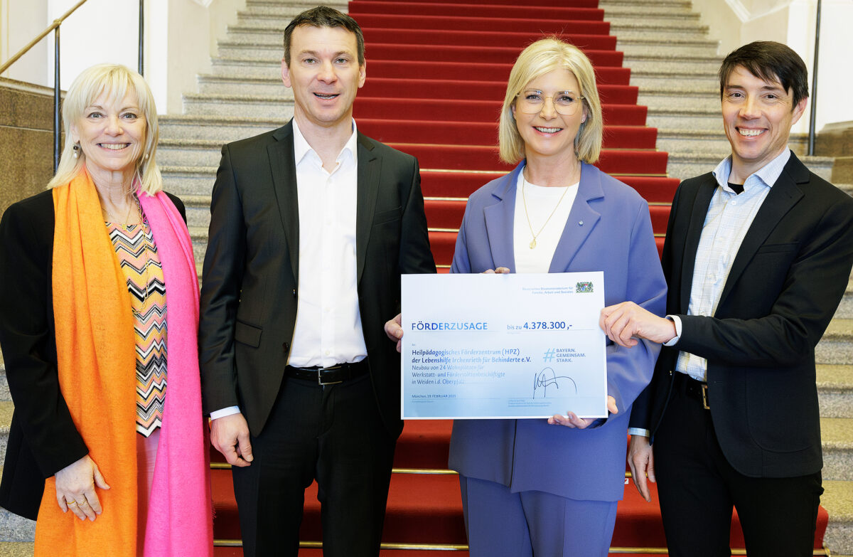 Freistaat investiert vier Millionen Euro in HPZ-Wohnheim in Weiden