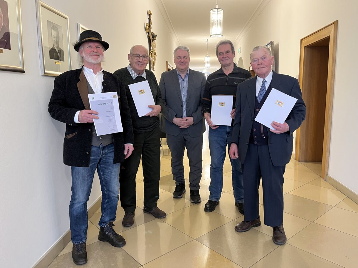Ehrung für Ehrenamtliche im Naturschutz in Amberg-Sulzbach
