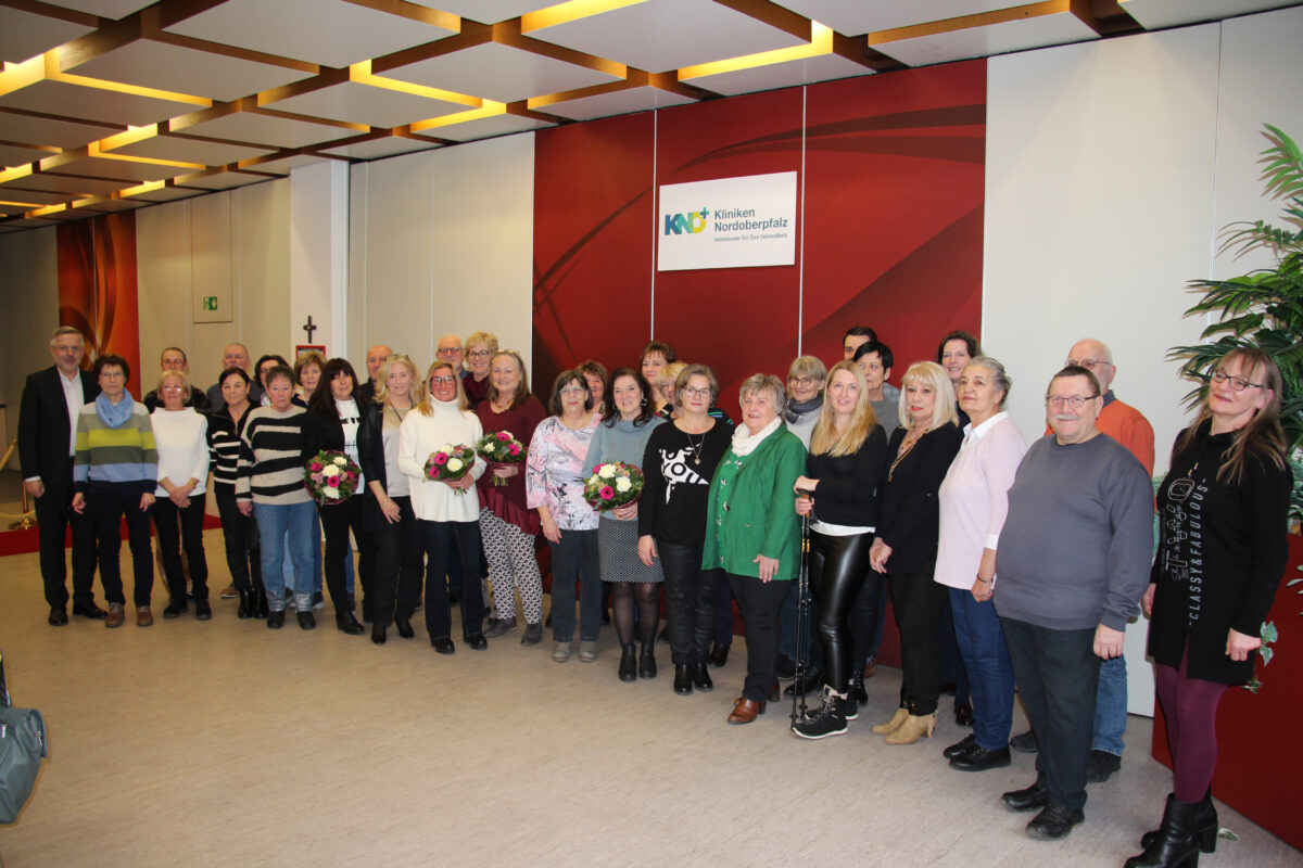 Ehrung langjähriger Mitarbeiter im Klinikum Weiden