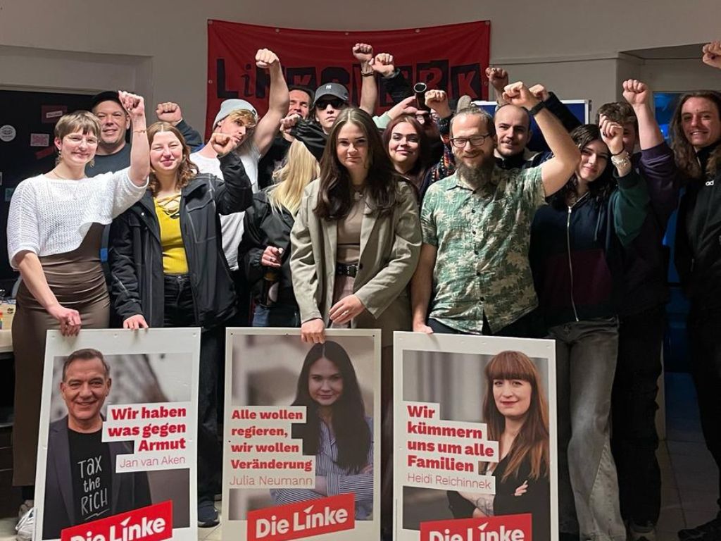 Linke feiert Wahlerfolg: Mehr Stimmen in Weiden