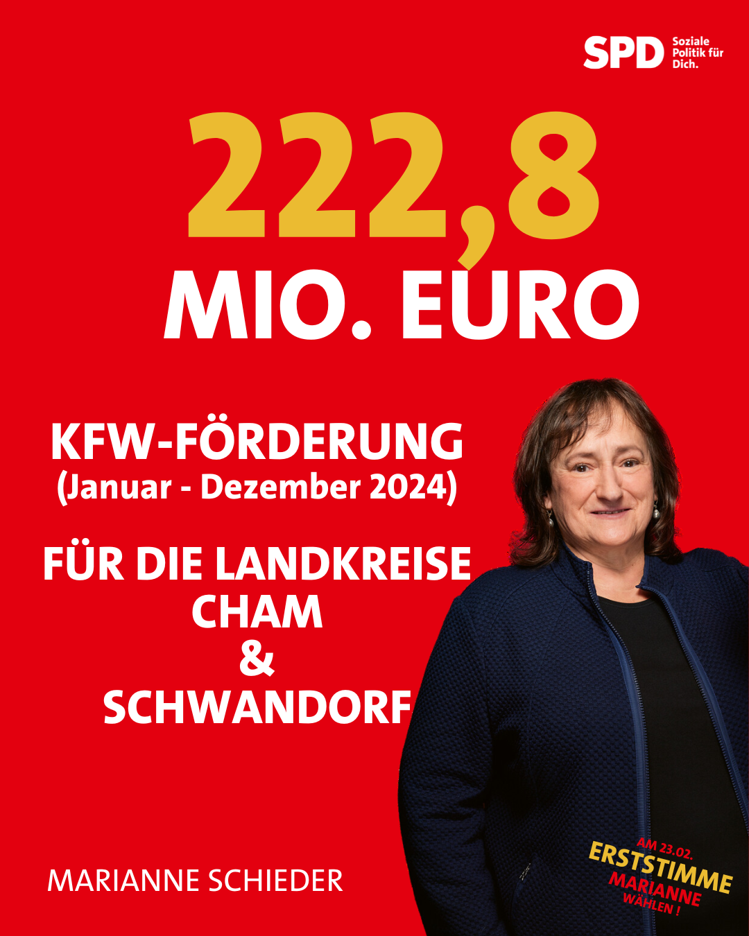 Millionenförderung für Schwandorf und Cham