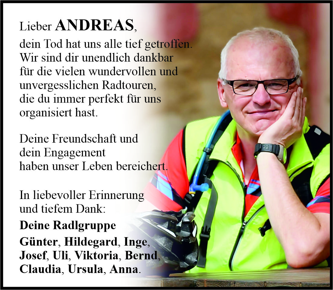 Nachruf Andreas Servit