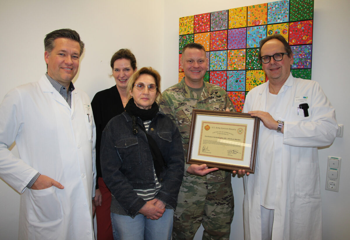 Katastrophenübung: US-Armee ehrt Klinikum Weiden