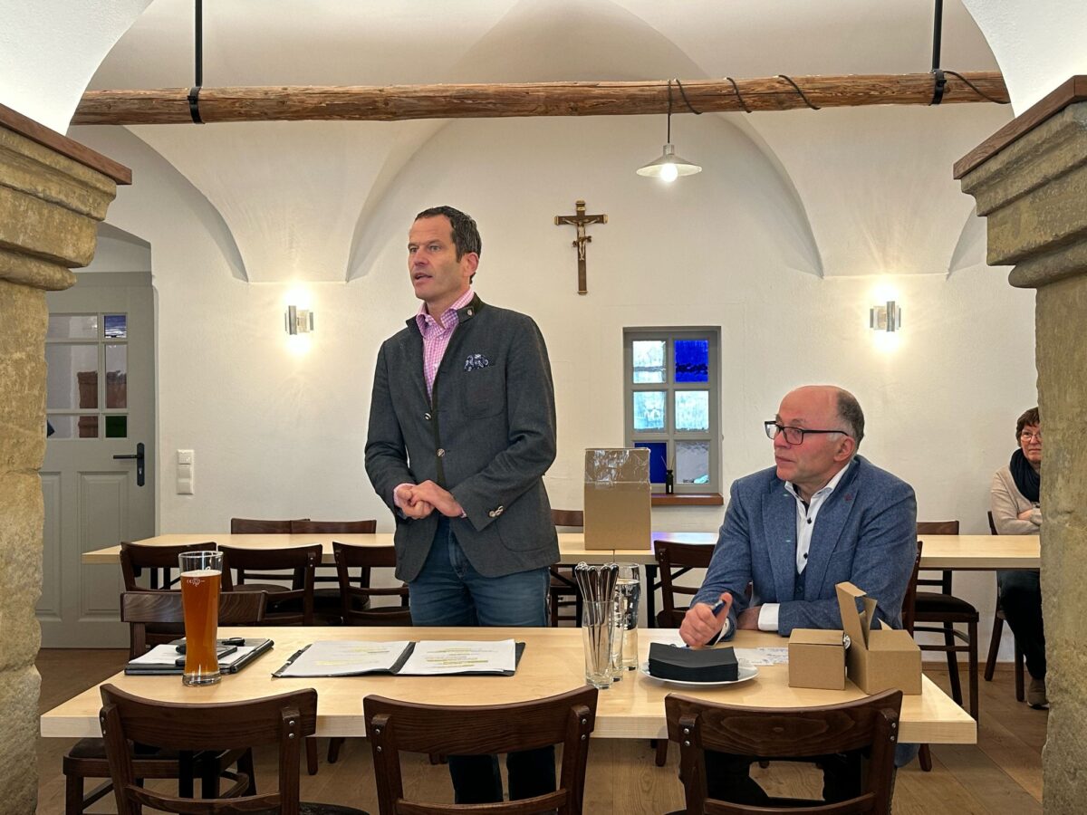 Rupprechts Appell zur Wahlbeteiligung in Speinshart