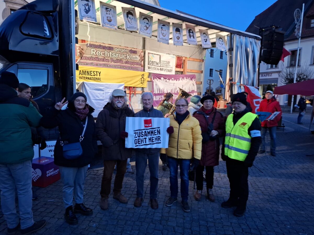 Ver.di Senioren kämpfen für Gerechtigkeit und Demokratie