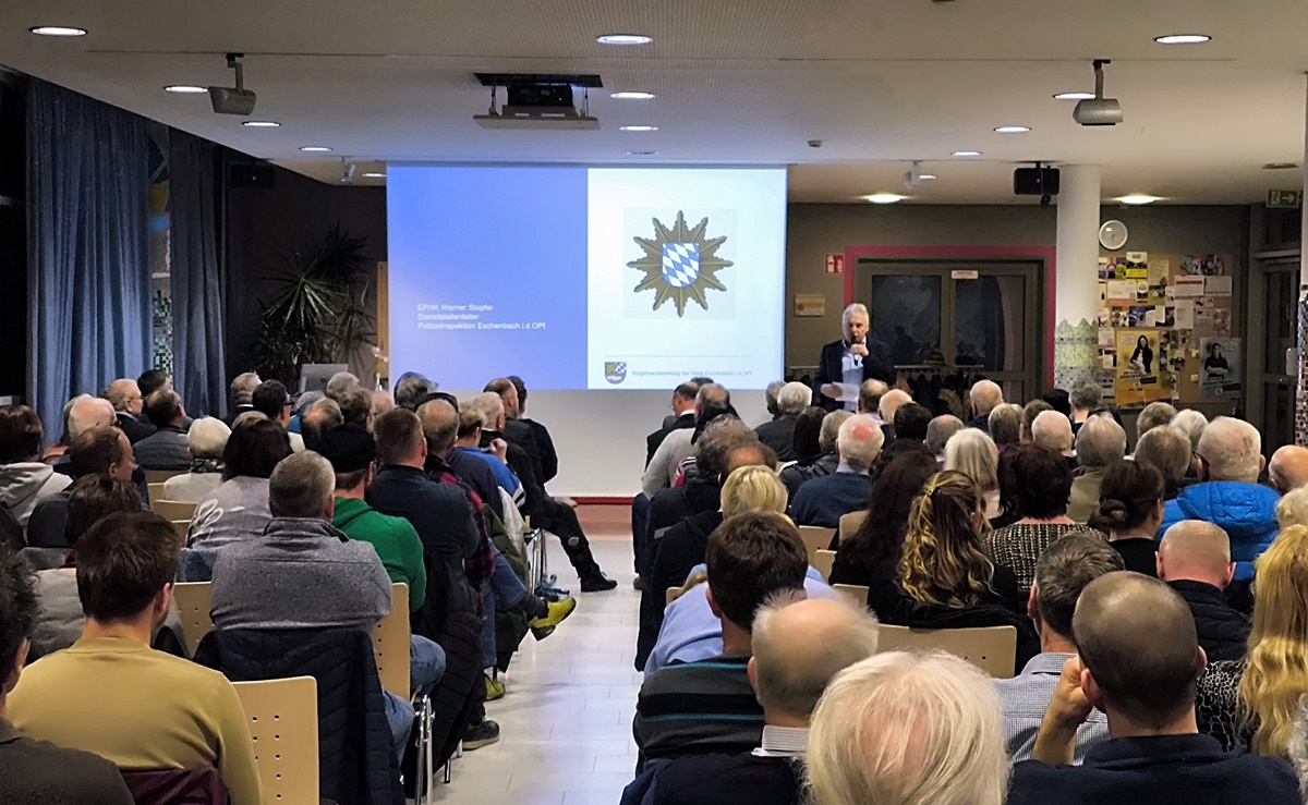 Bürgerversammlung Stadt Eschenbach: Zahlen, Fakten und eine Einbruchsserie