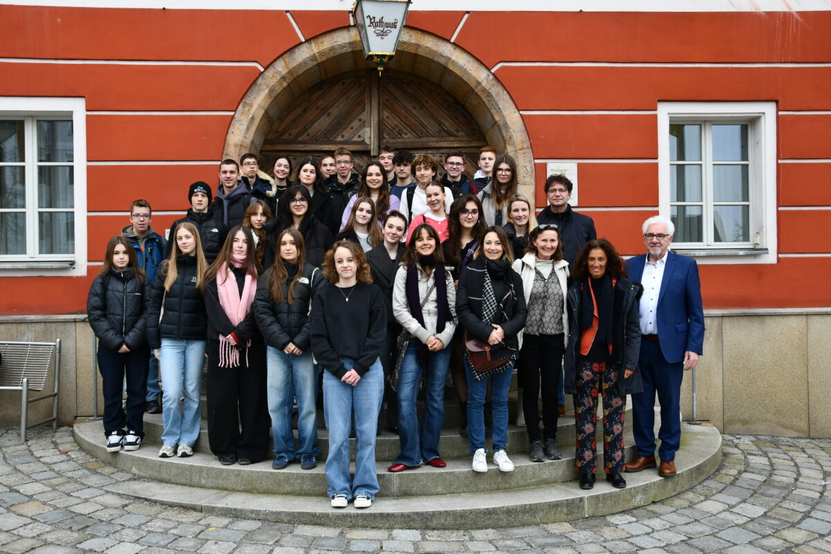 Burglengenfeld begrüßt Austauschschüler aus Frankreich