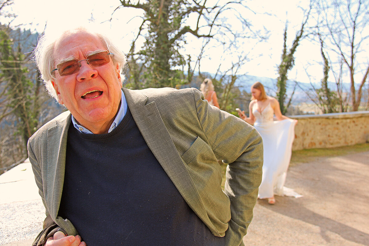 Der Gutenecker Hochzeitslader: Spaziergang-Plauderei mit Graf Beissel