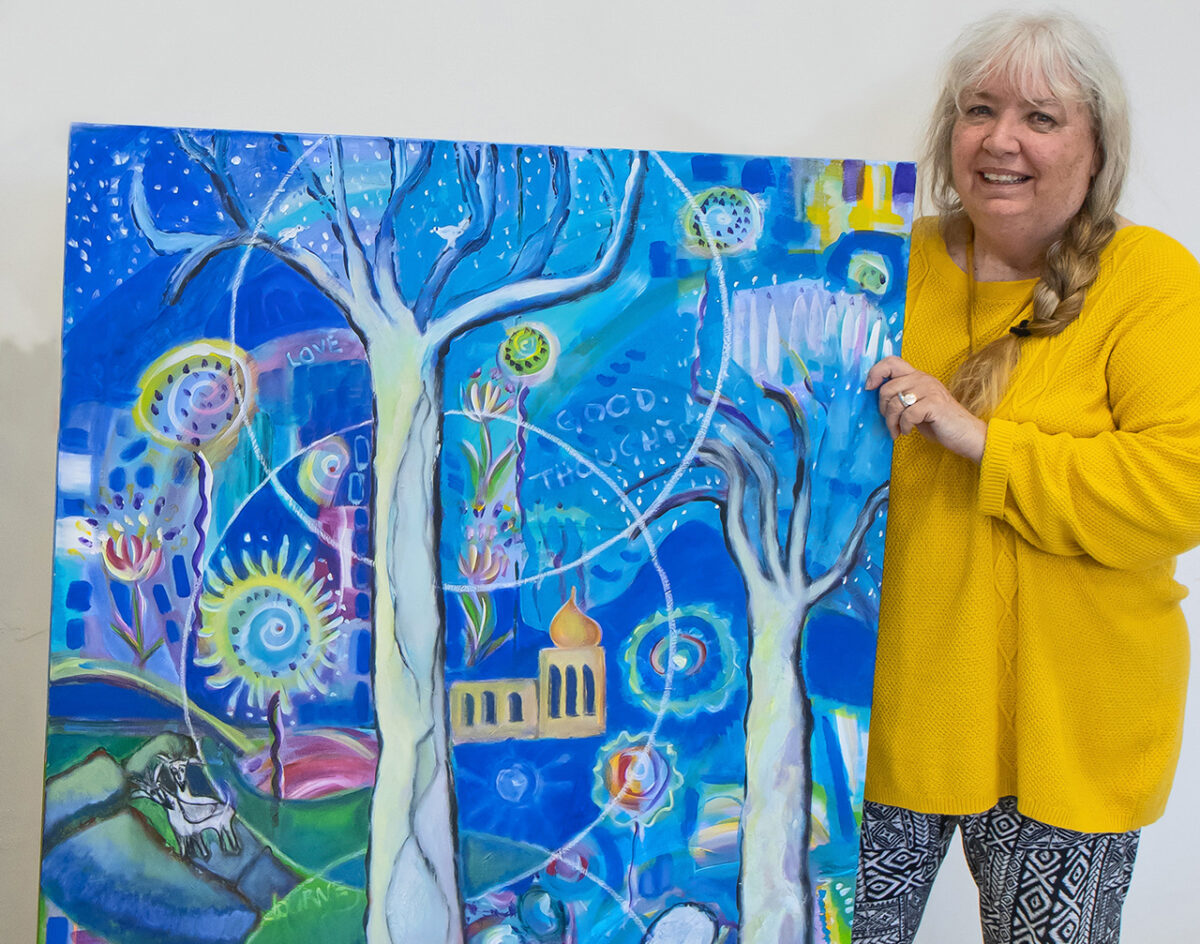 Jarmolinski in Schönsee: „Erzählungen auf Leinwand“ der bayerisch-amerikanischen Künstlerin