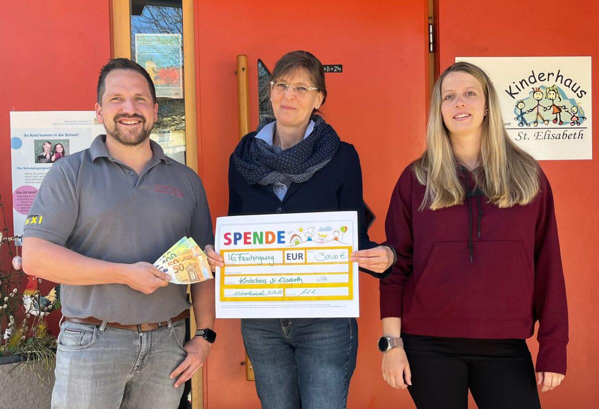 Faschings-Freunde spenden an drei wichtige Einrichtungen