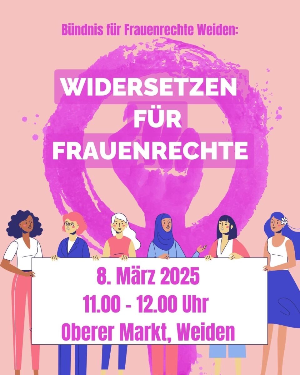 Kurz notiert: Weiden - Frauenrechtsaktion