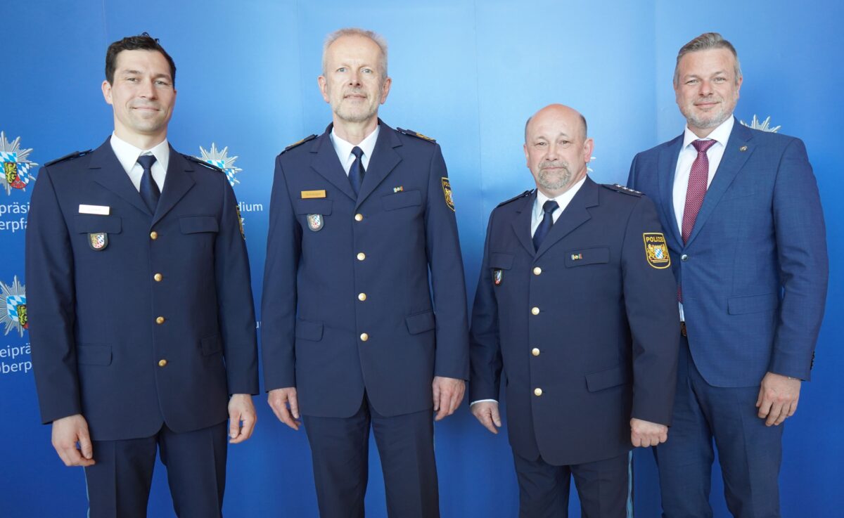 Amtswechsel bei der Polizeiinspektion Auerbach: Manfred Plößner der neue Leiter