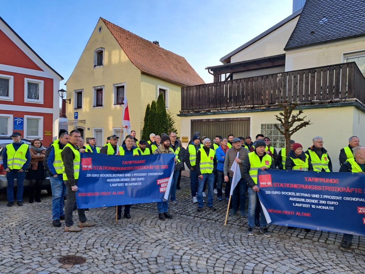 Streiks in Hohenfels zeigen starke Solidarität