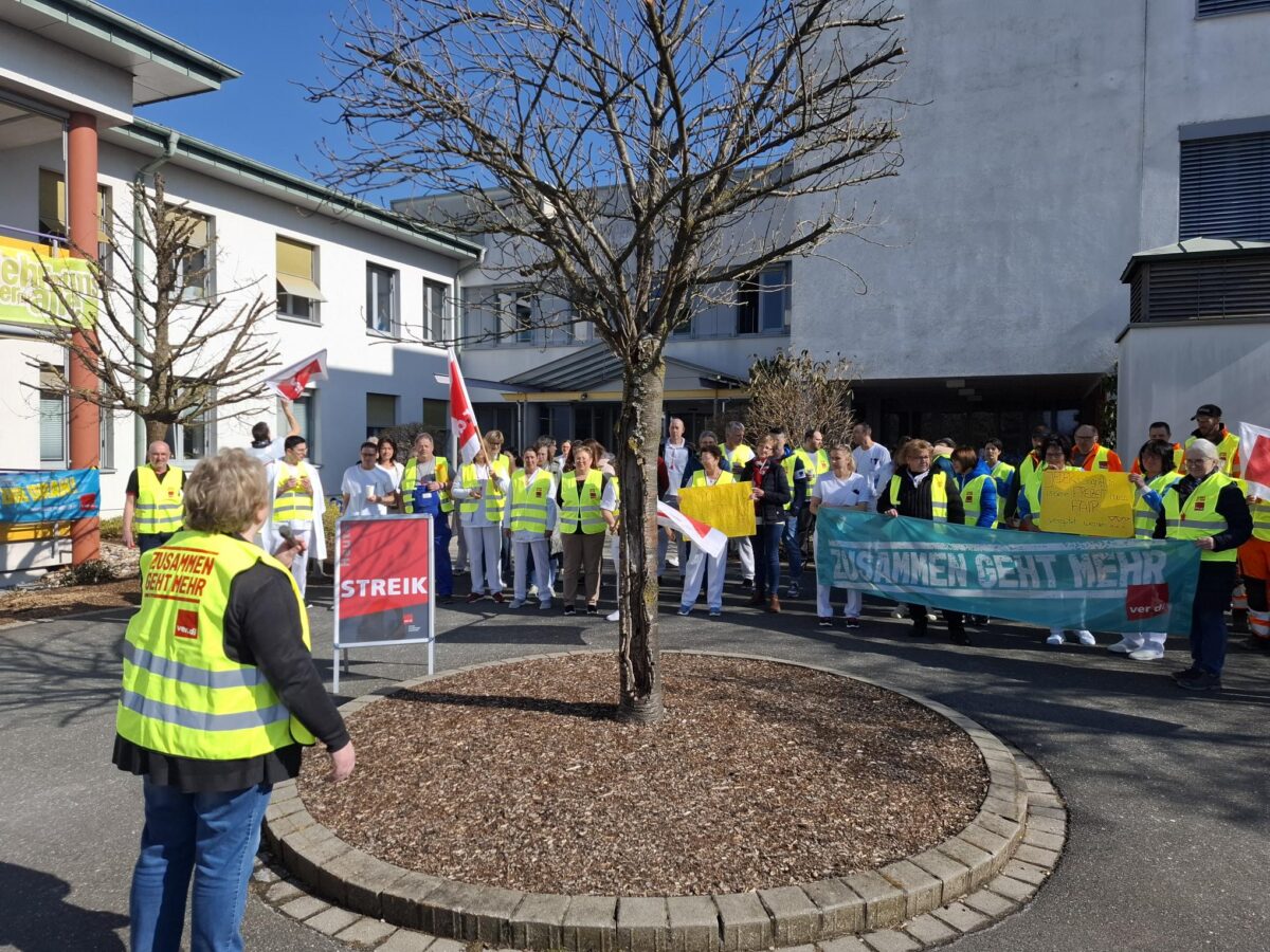Warnstreiks fordern bessere Konditionen im Pflegesektor
