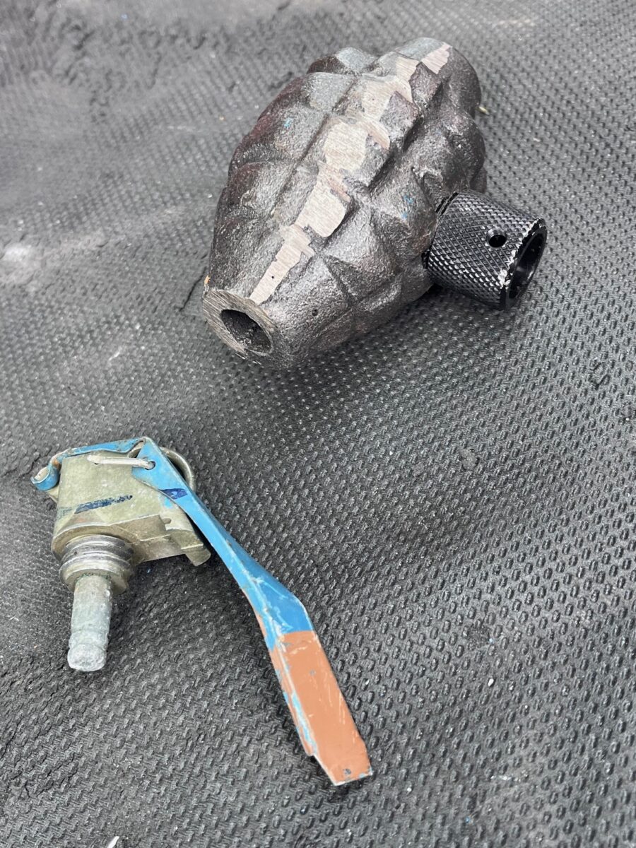 [Update] Entwarnung bei Polizeieinsatz am neuen Festplatz: Übungshandgranate