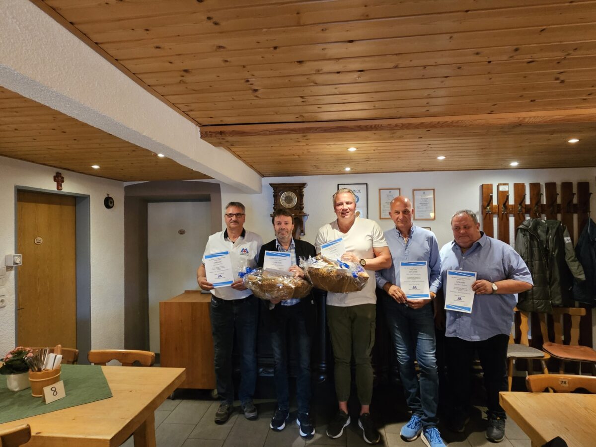 Metallinnung ehrt langjährige Prüfer in festlichem Rahmen