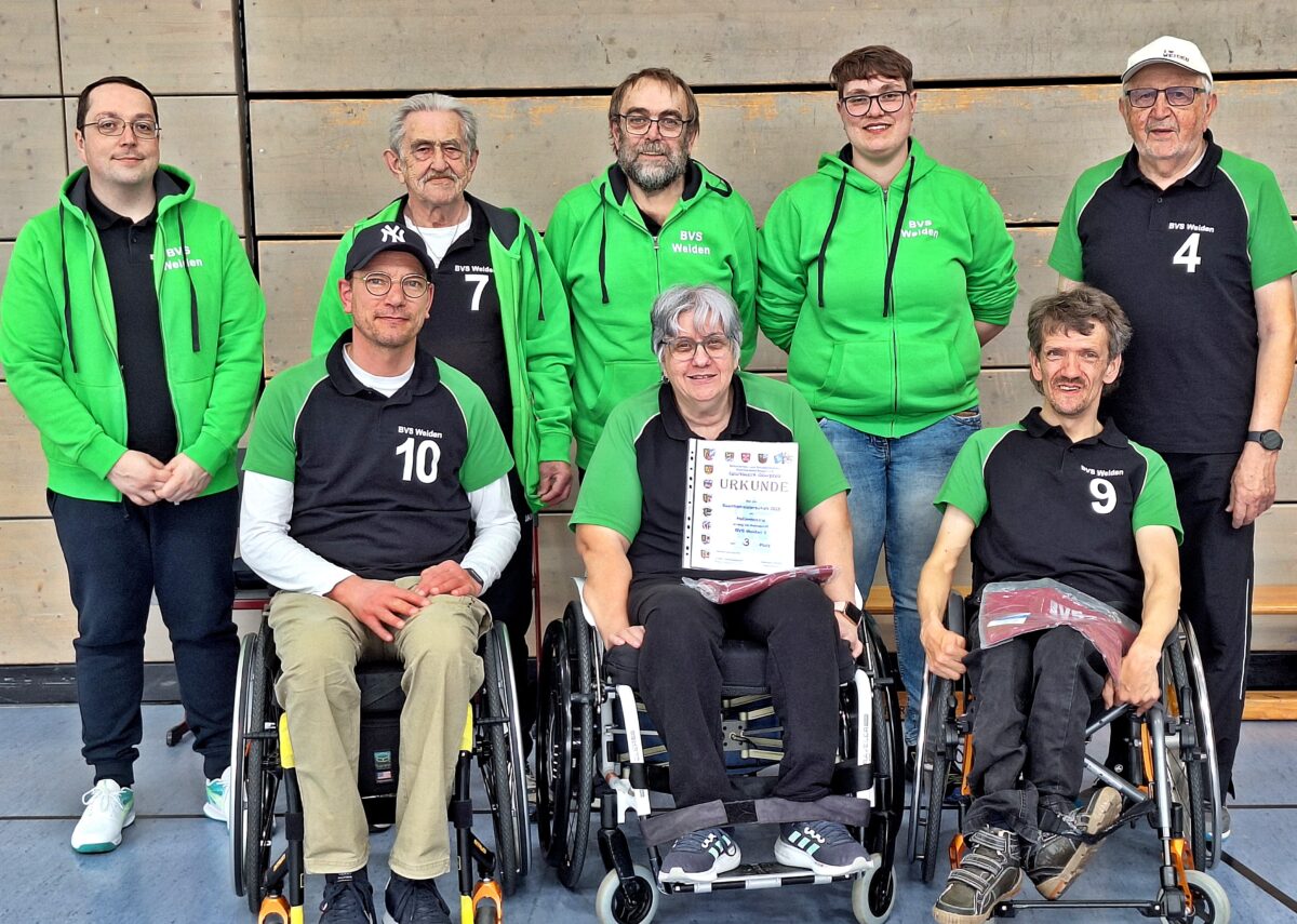 BVS Weiden erkämpft sich Bronze im Hallenboccia