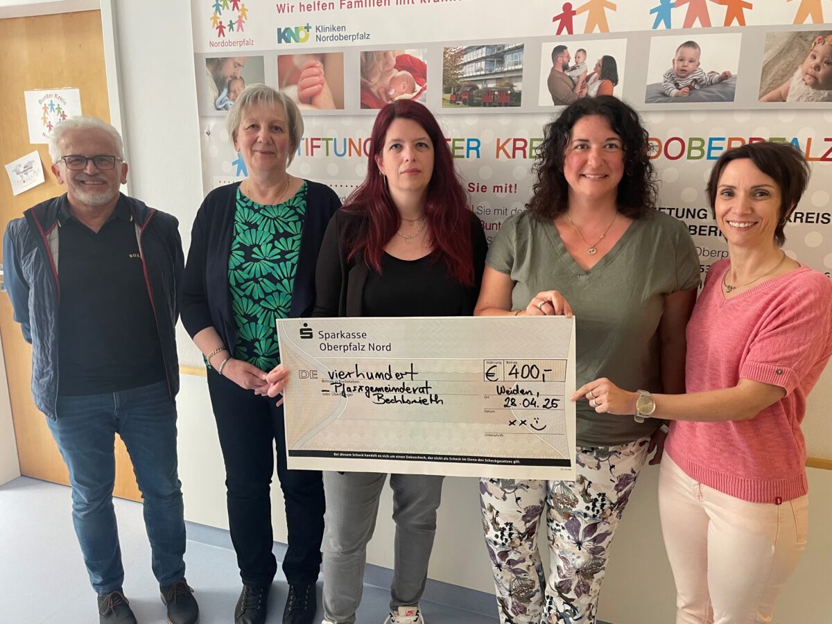 Bechtsrieth hilft mit Spende dem Bunten Kreis Nordoberpfalz