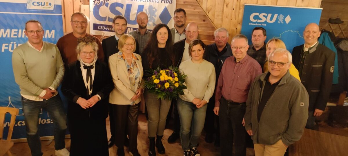 CSU-Ortsverband Floß stellt sich neu auf – Nadine Gralla-Sommer bleibt Vorsitzende