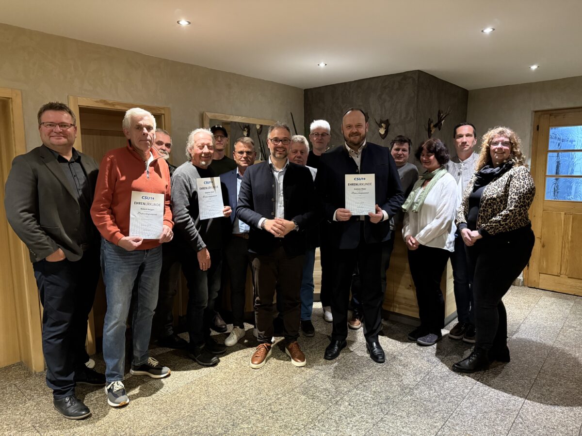 CSU Windischeschenbach bestätigt Vorstand und setzt Ziele