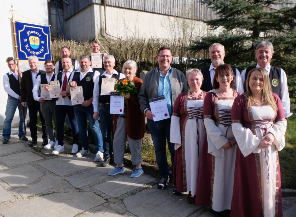 Flosser Landwehr: Beförderungen und Ehrungen