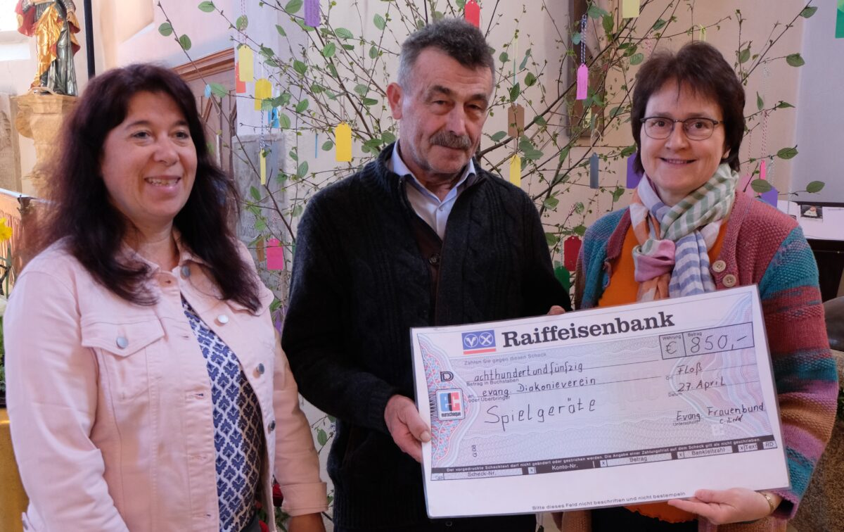 Frauenbund unterstützt Diakonie mit 850 Euro