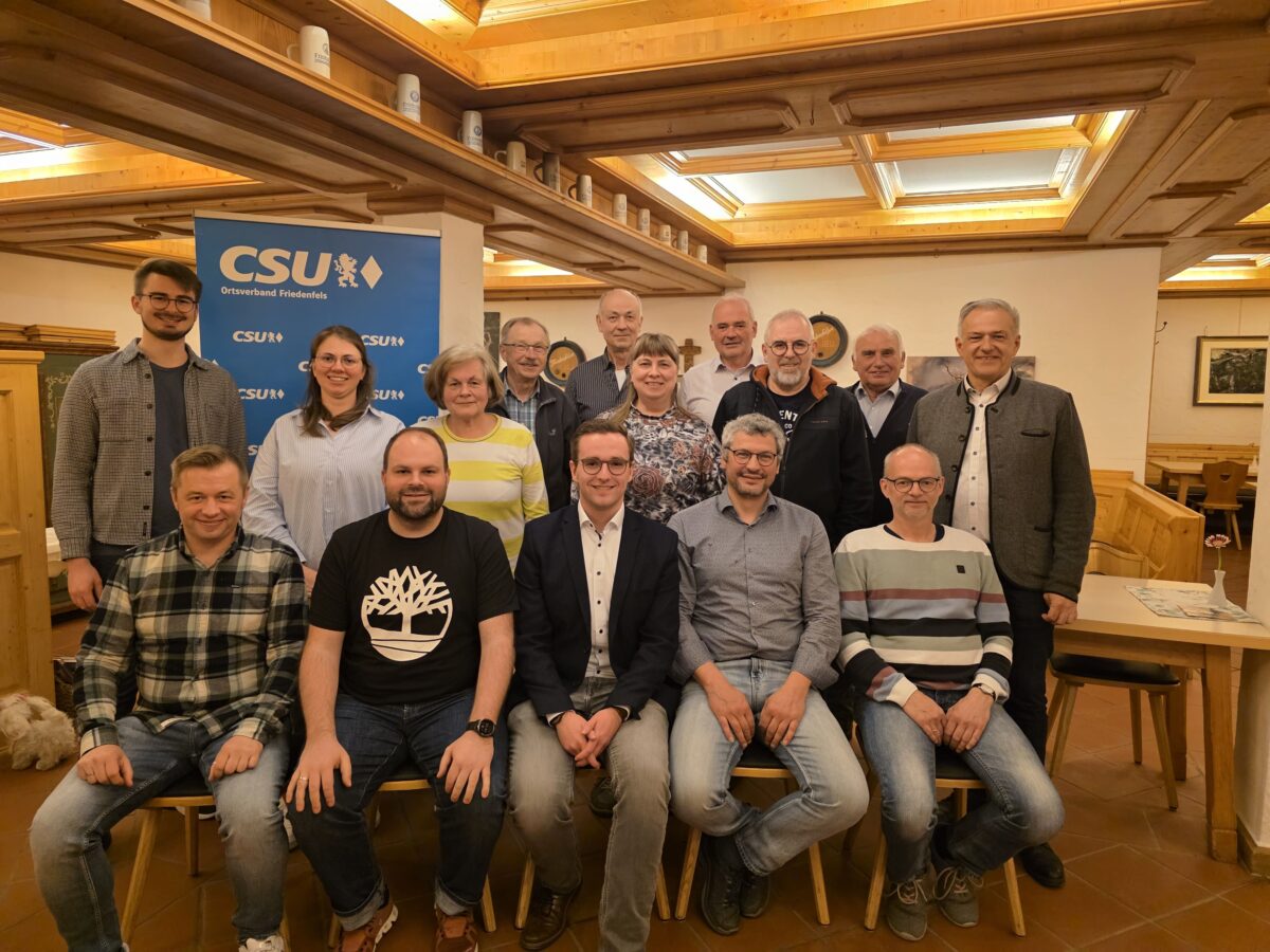 Friedenfels CSU bereitet sich auf Kommunalwahl vor