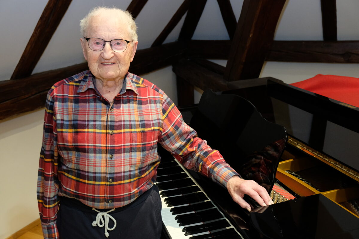 Lebensfreude durch Gesang: Hans Kohl singt seit 80 Jahren