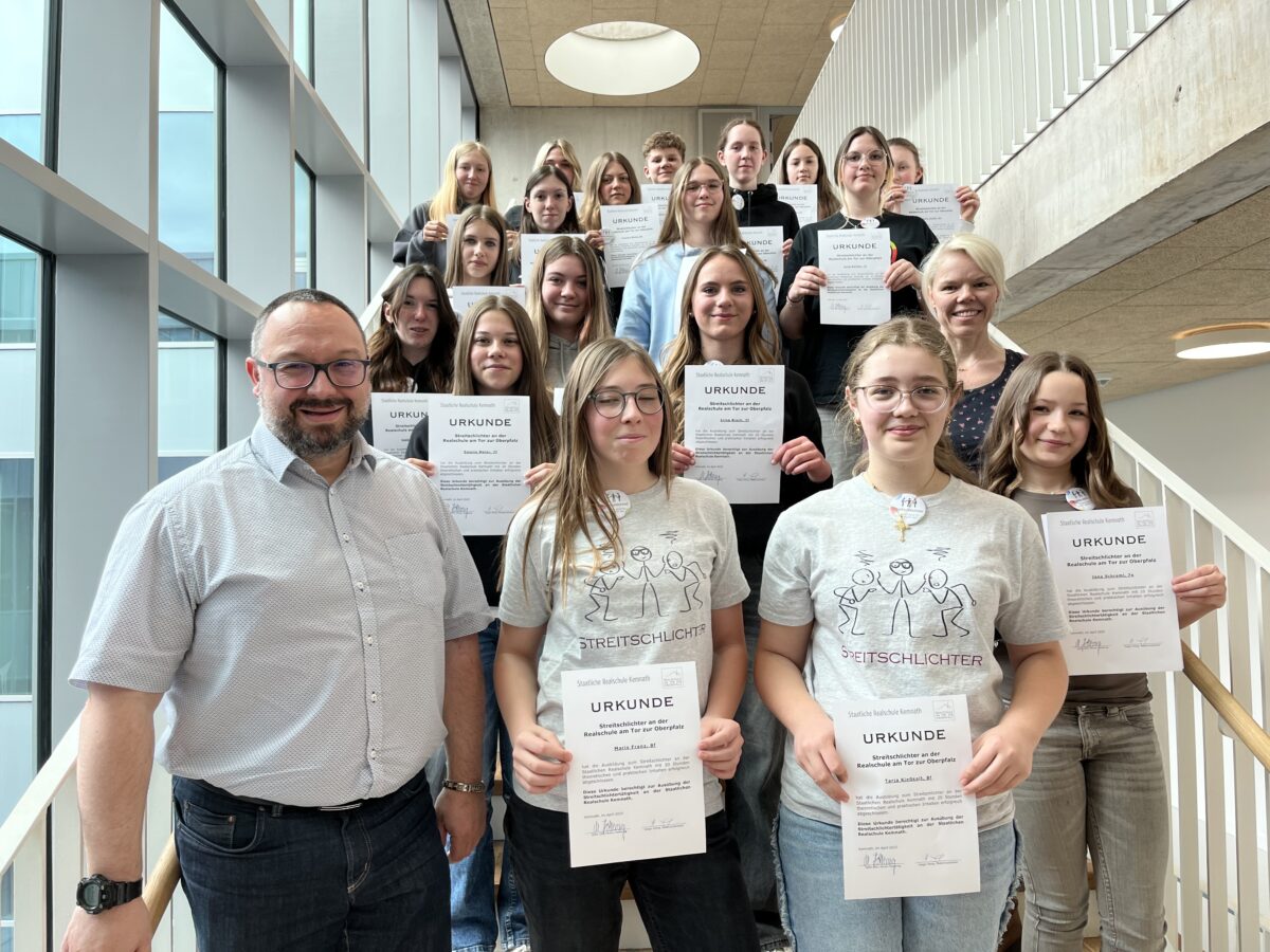 Neue Streitschlichter an Kemnather Realschule ausgebildet