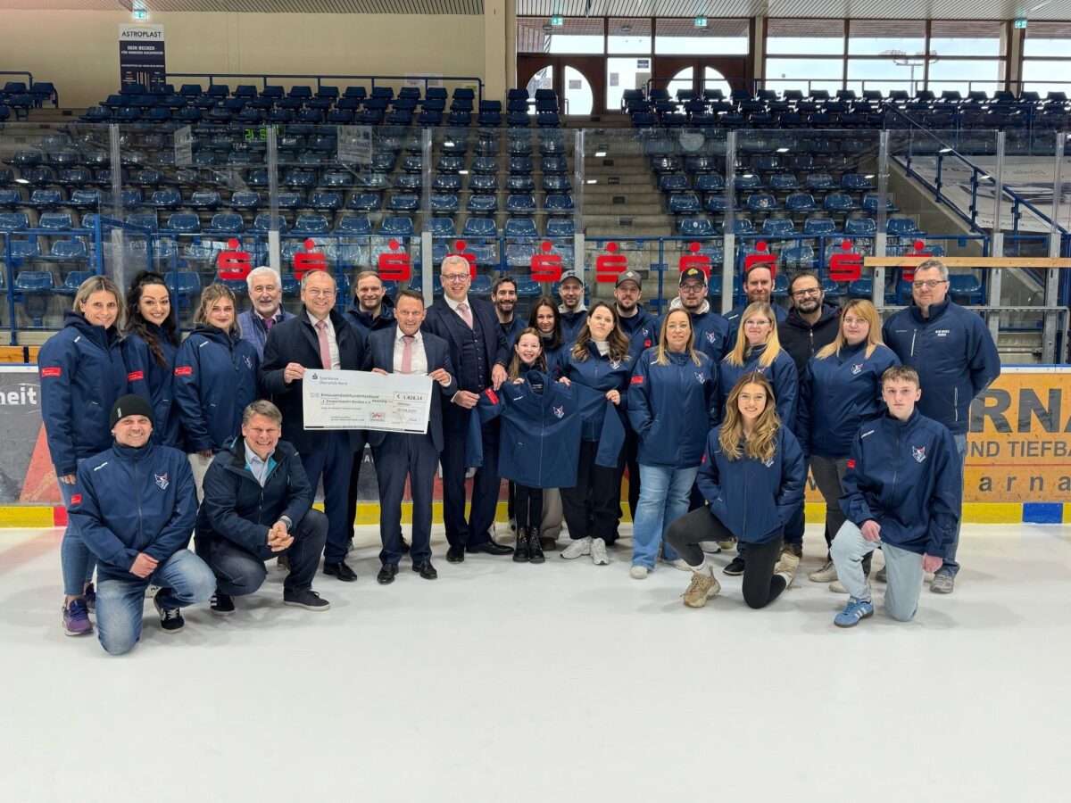 Sportförderung: 1.828 Euro für 1. EV Weiden