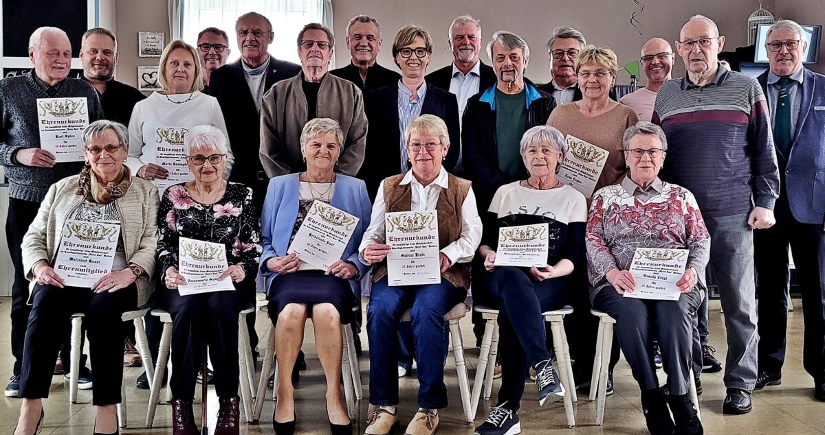 Weiden feiert: 75 Jahre Geselligkeit und Ehre