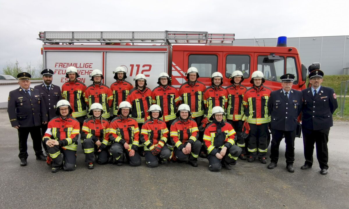 Eslarner Feuerwehr absolvierte die Leistungsprüfung mit Bravour
