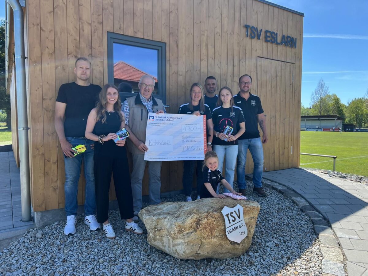 1.200 Euro für Kinderkrebshilfe durch Spendenlauf des TSV Eslarn gesammelt