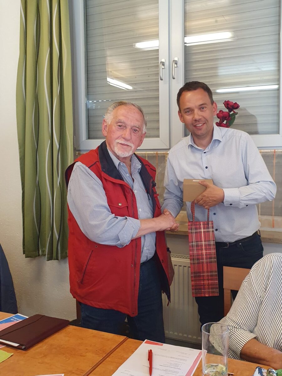 Weiden gratuliert Erich Bäumler zum 80. Geburtstag