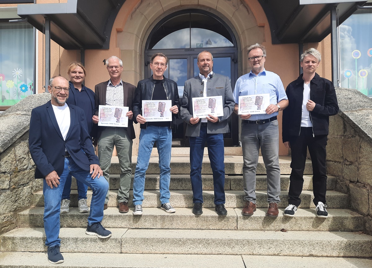 Konzert: Musik für Vielfalt und Demokratie - Spendenübergabe im Nachgang