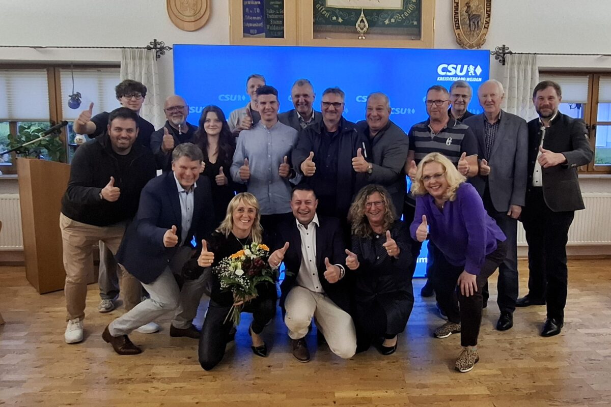 CSU Weiden bestätigt Stephan Gollwitzer mit 100 Prozent