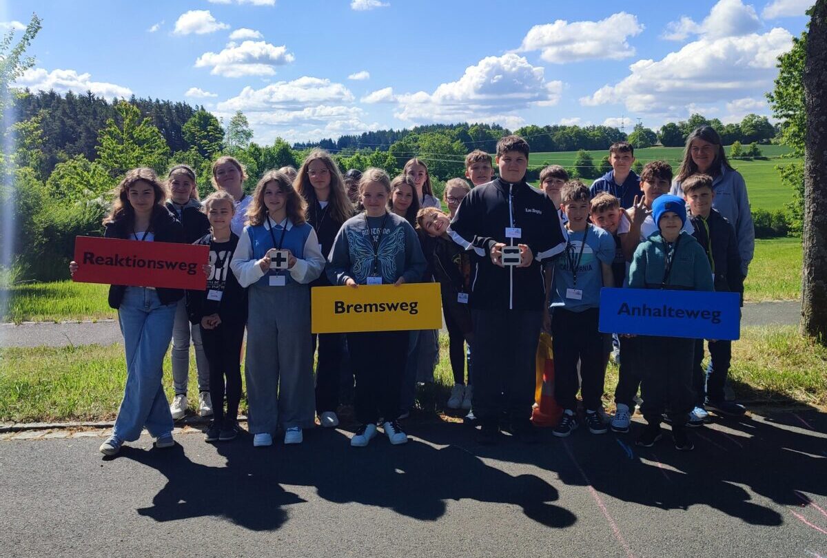 ADAC Präventionsschulung begeistert Schüler in Eschenbach