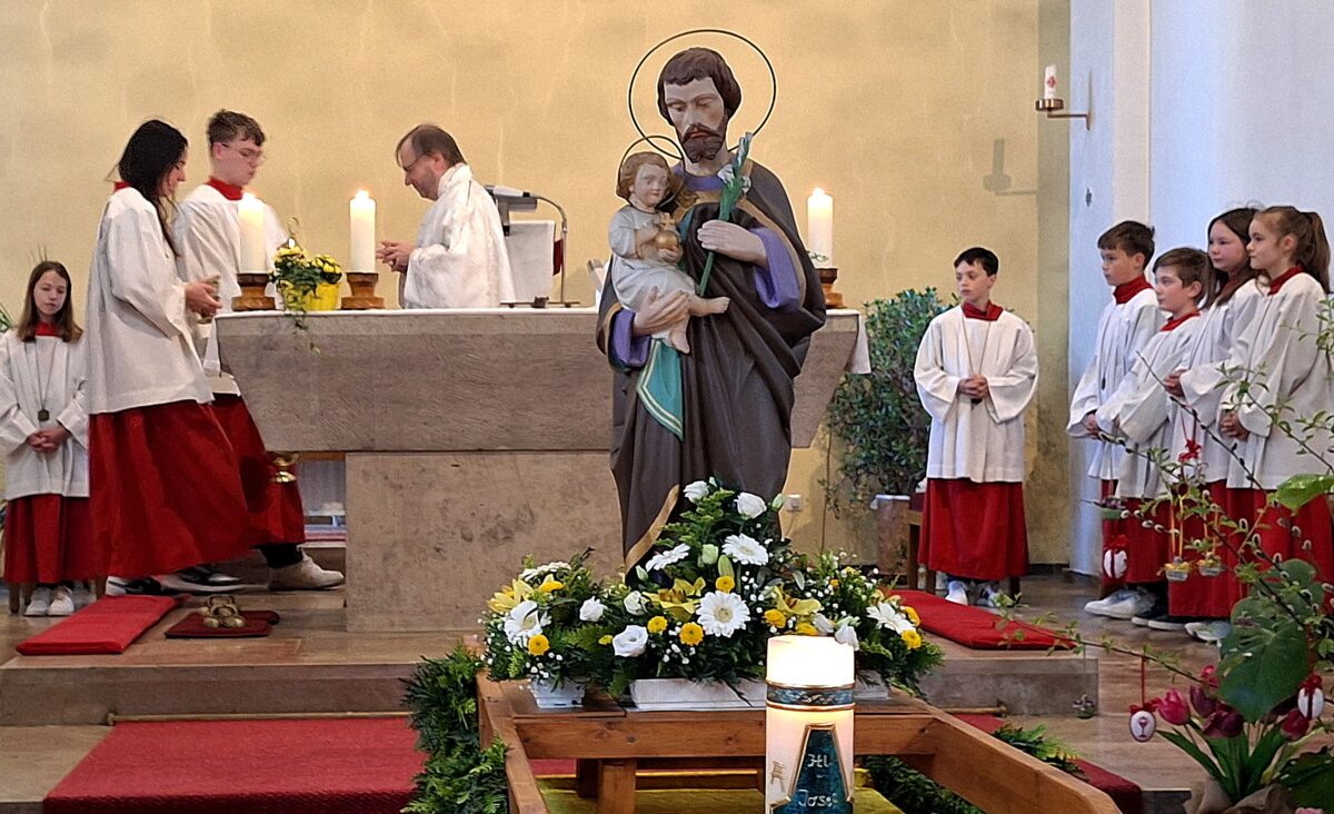 Bechtsrieth feiert feierlich das Patrozinium von St. Josef