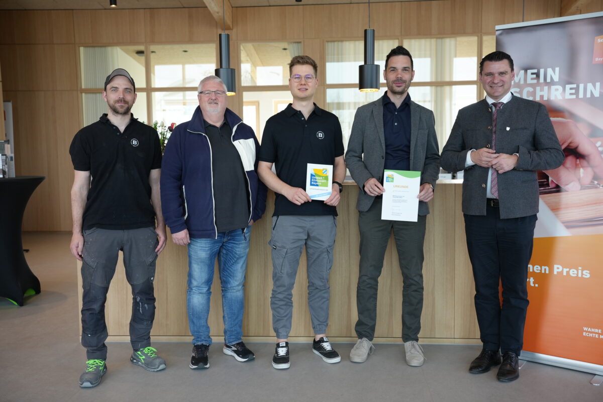 Brunold Interior für Umweltengagement ausgezeichnet