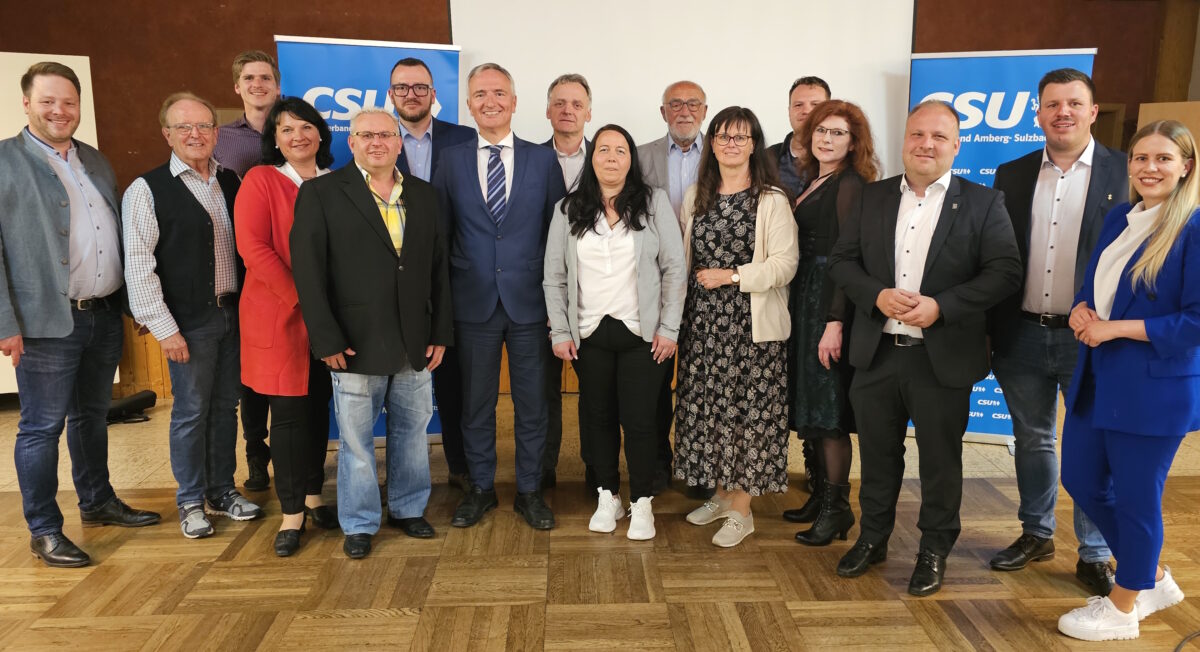 CSU Amberg-Sulzbach wählt Schwartz mit 99 Prozent