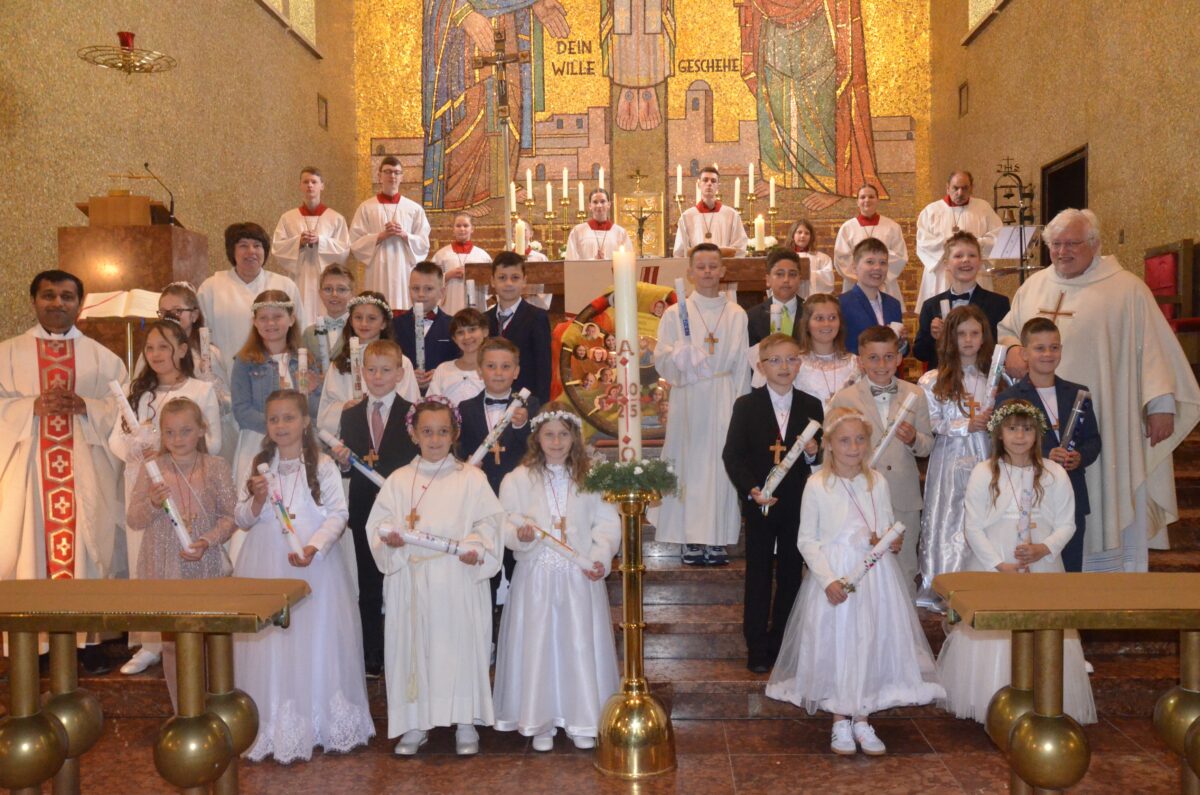 Erstkommunion in der Herz-Jesu-Kirche