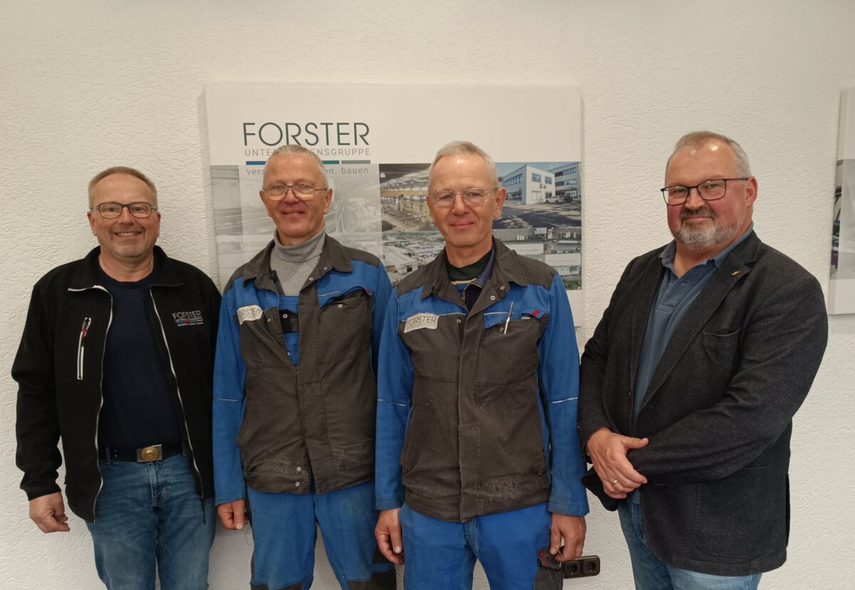 Forster verabschiedet langjährige Mitarbeiter in Ruhestand