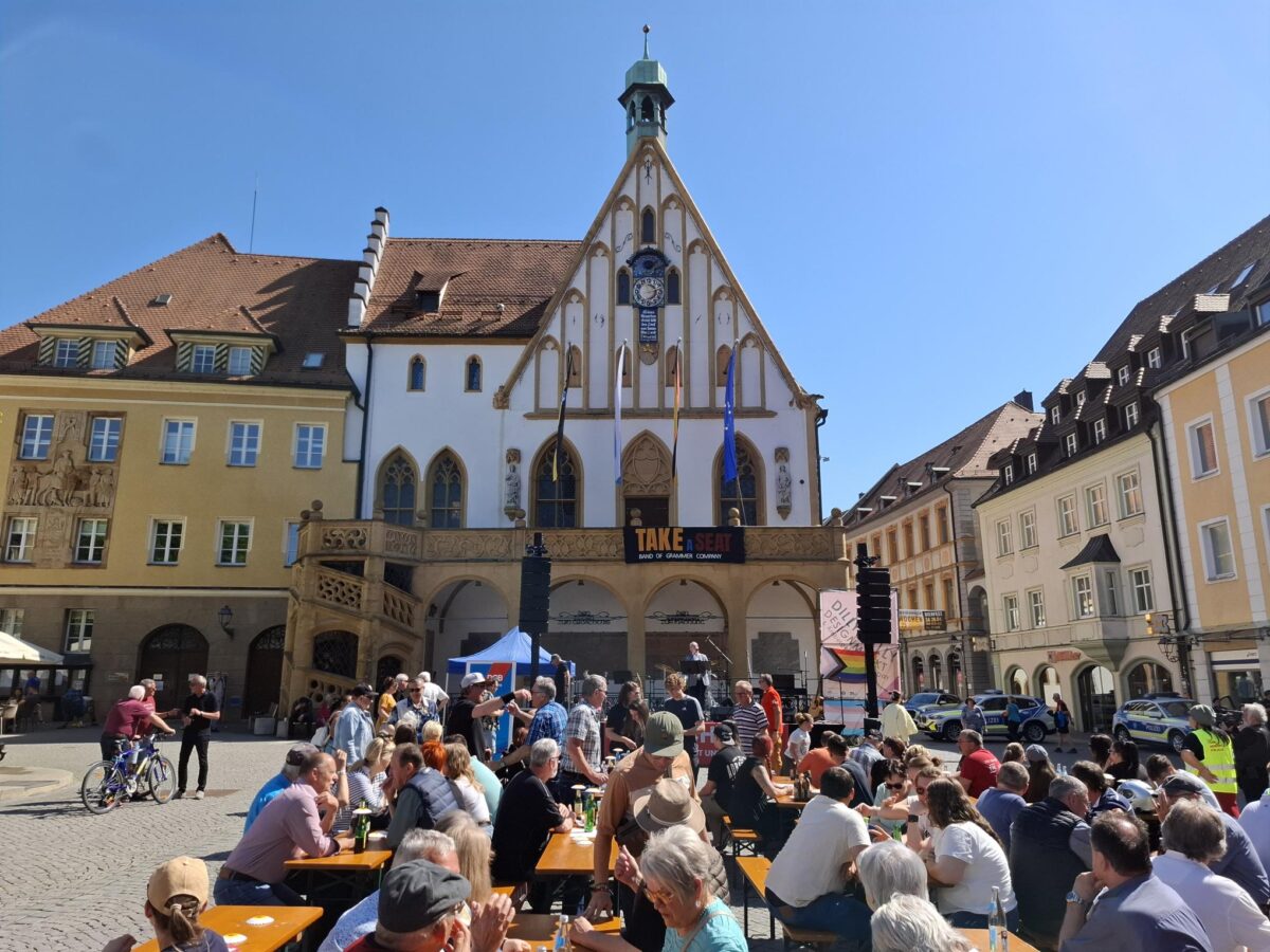 Verdi am 1. Mai in Amberg: Gröbner fordert faire Löhne und solidarische Gesellschaft